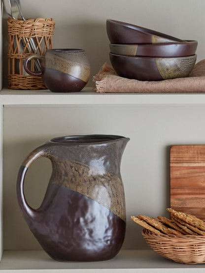 Bloomingville Paula Krug, Braun, Steingut