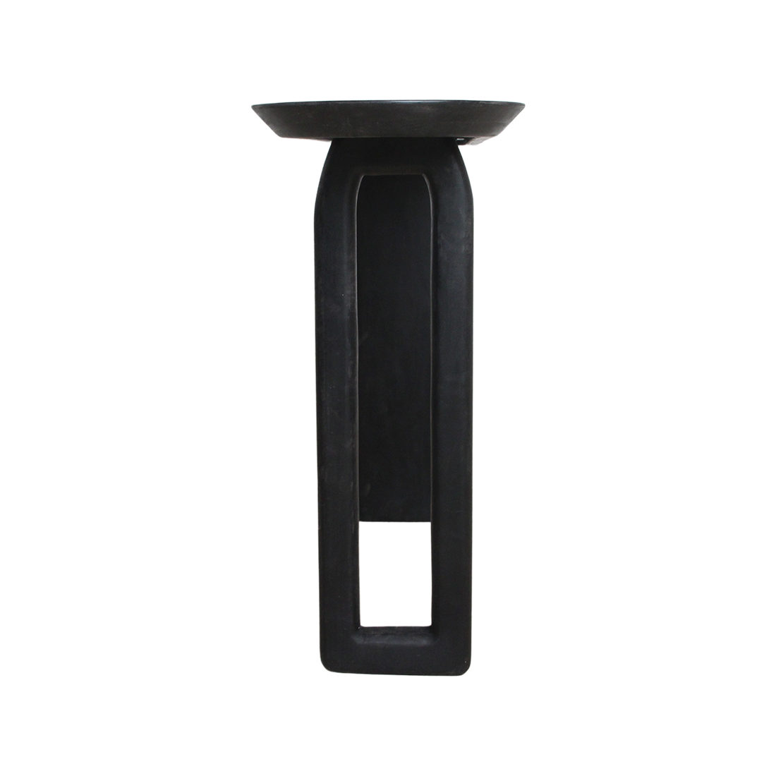 Bullnose Consolet Tisch schwarz