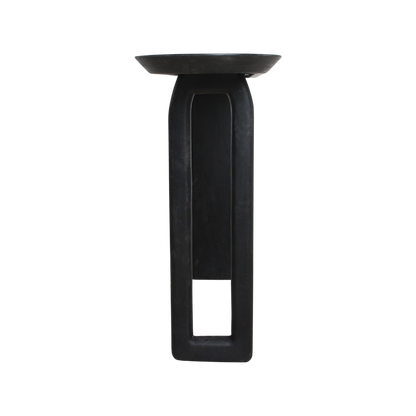 Bullnose Consolet Tisch schwarz