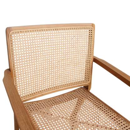 Nova Esszimmerstuhl aus Teakholz mit Armlehne