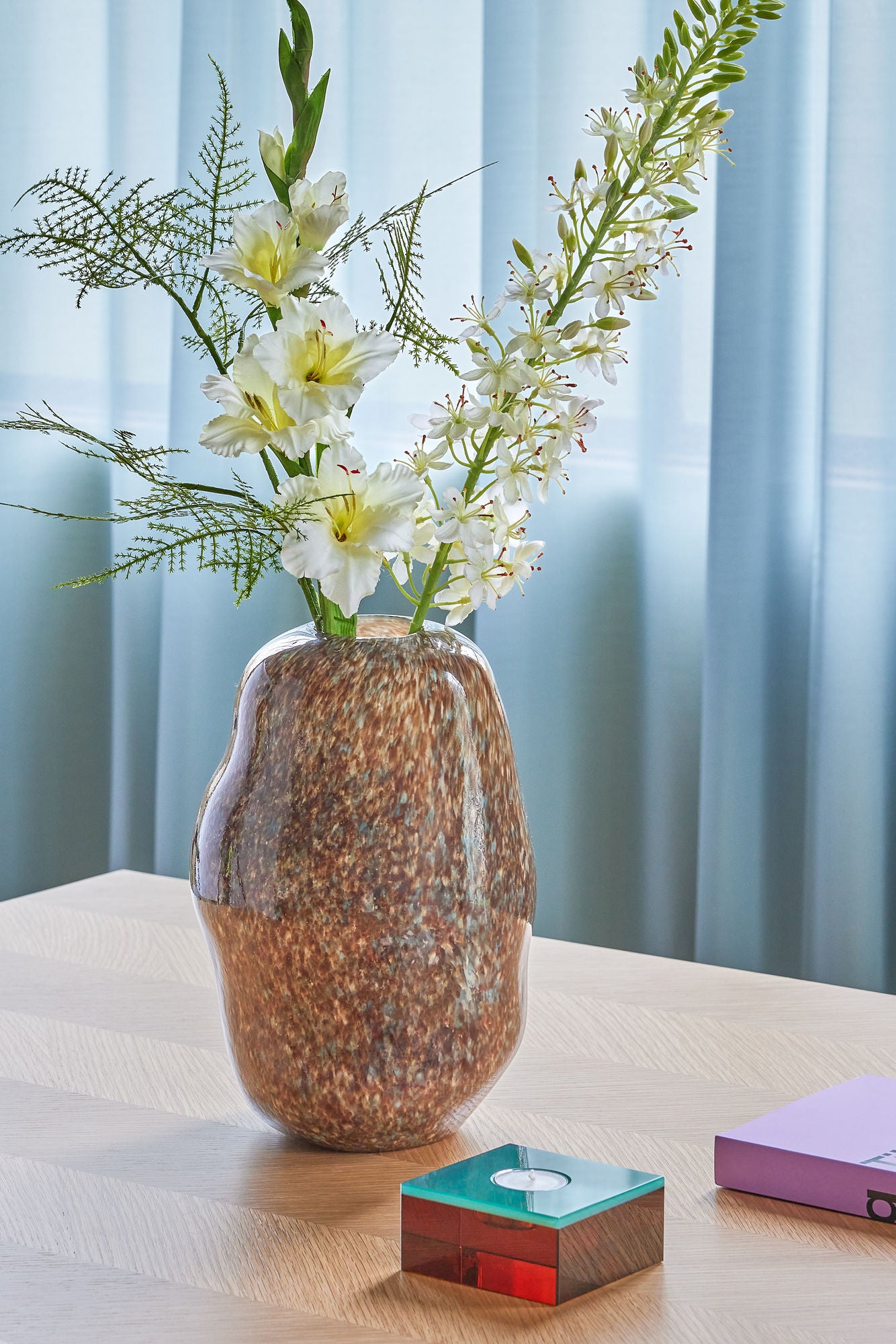 Hübsch Miro Vase Braun
