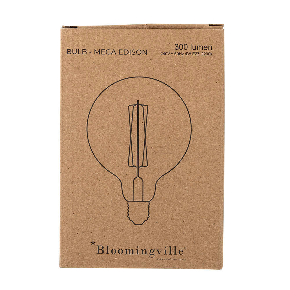 Bloomingville Mega Edison LED-Glühbirne, Klar, Glas