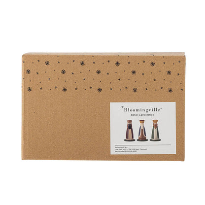 Bloomingville Betiel Kerzenhalter, Bunt, Buche