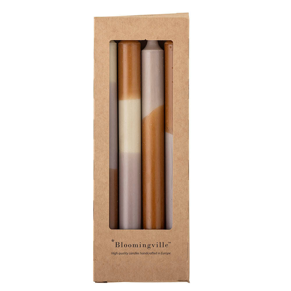 Bloomingville Dip Dye Kerze, Bunt, Paraffine