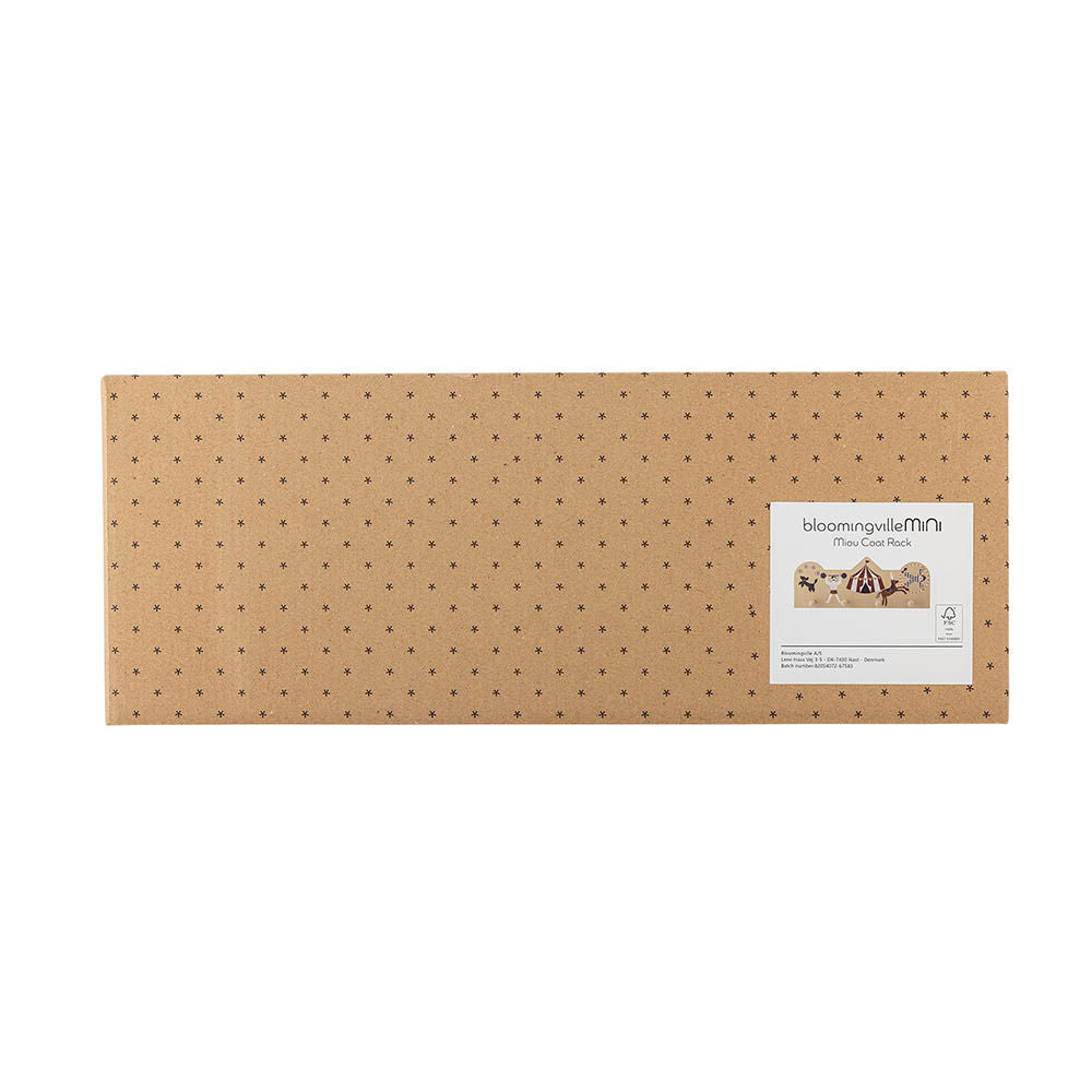Bloomingville MINI Miou Garderobe, Braun, FSC®100%, MDF