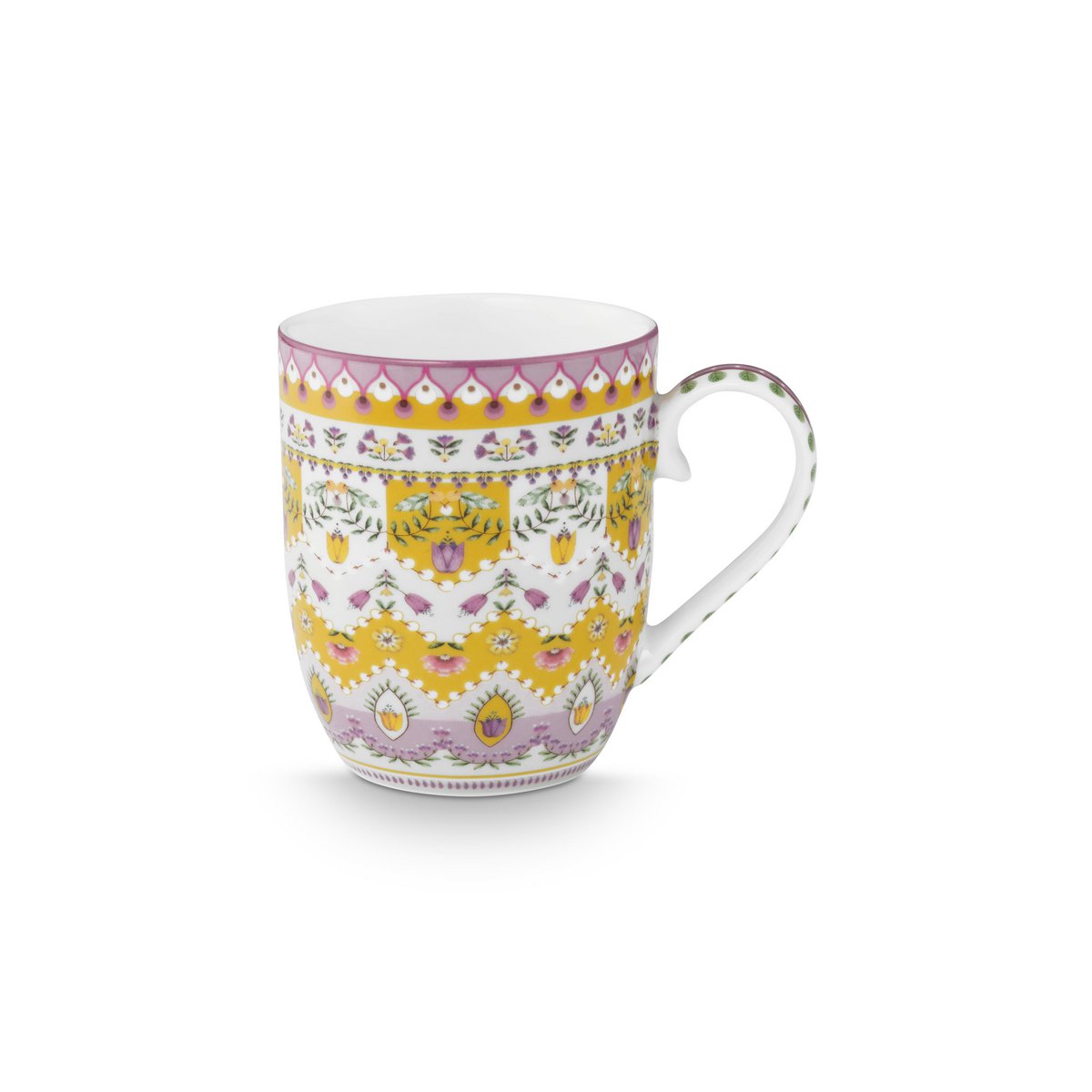 Pip Studio Becher 2x Small Lily&Lotus Yellow