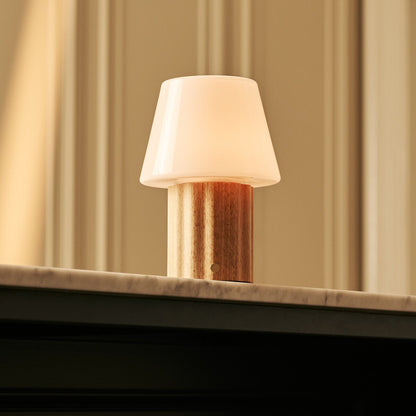 Javi Hellbraune wiederaufladbare Tischlampe