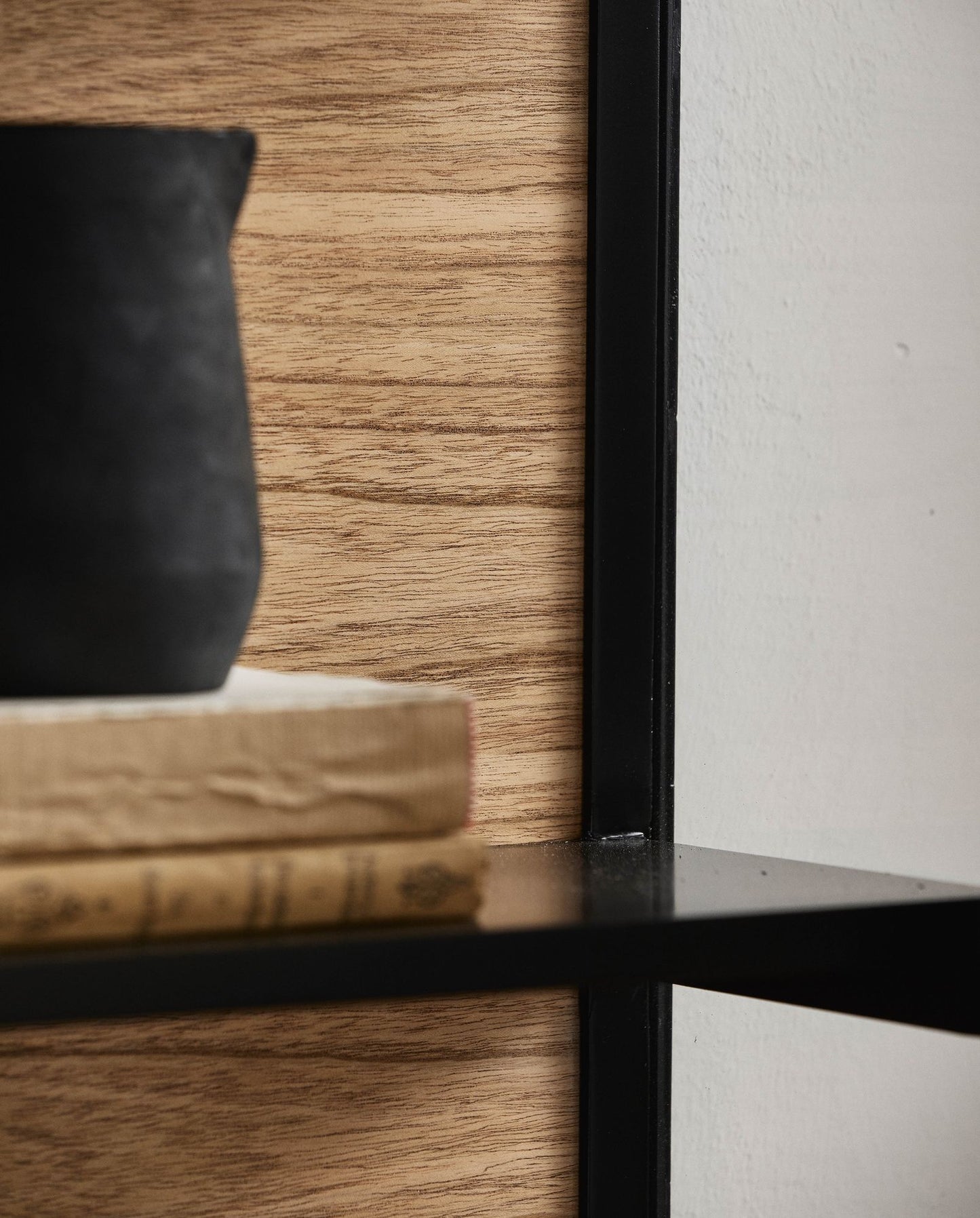 Nordal A/S BEI wall cabinet, sliding doors - black