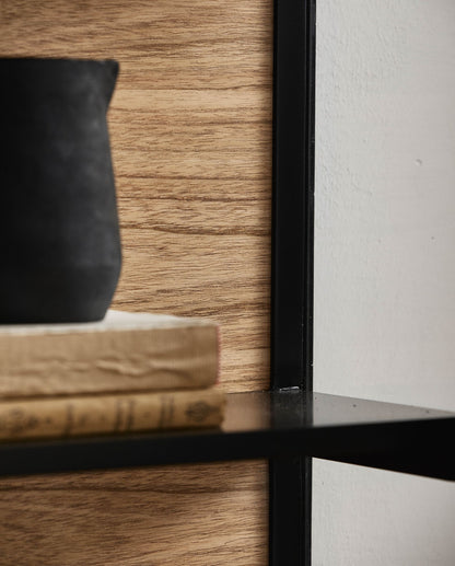Nordal A/S BEI wall cabinet, sliding doors - black