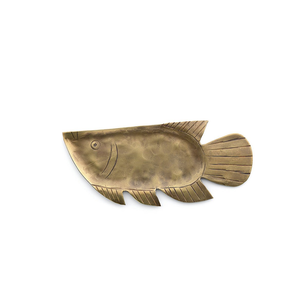 Tablett in gold, Messing  - m