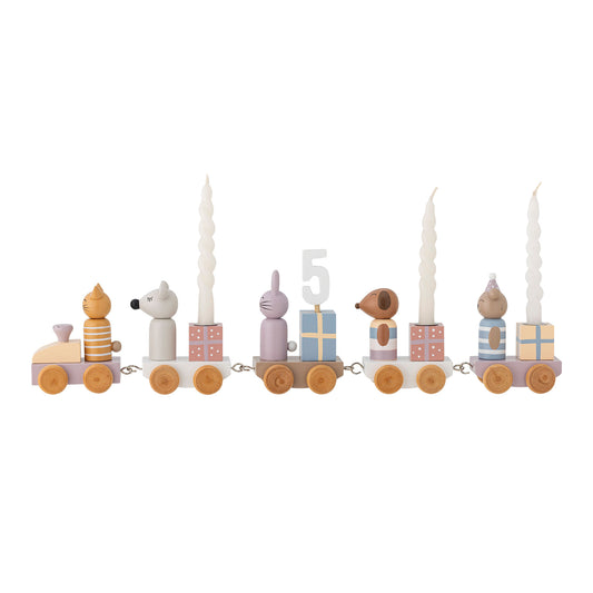 Bloomingville MINI Junaid Geburtstagsdekoration, Bunt, FSC®100%, MDF