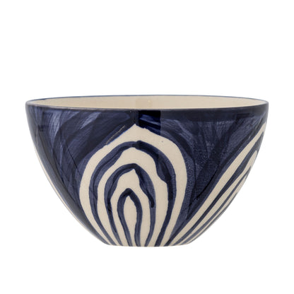 Bloomingville Shama Schale, Blue, Steingut