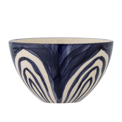 Bloomingville Shama Schale, Blue, Steingut