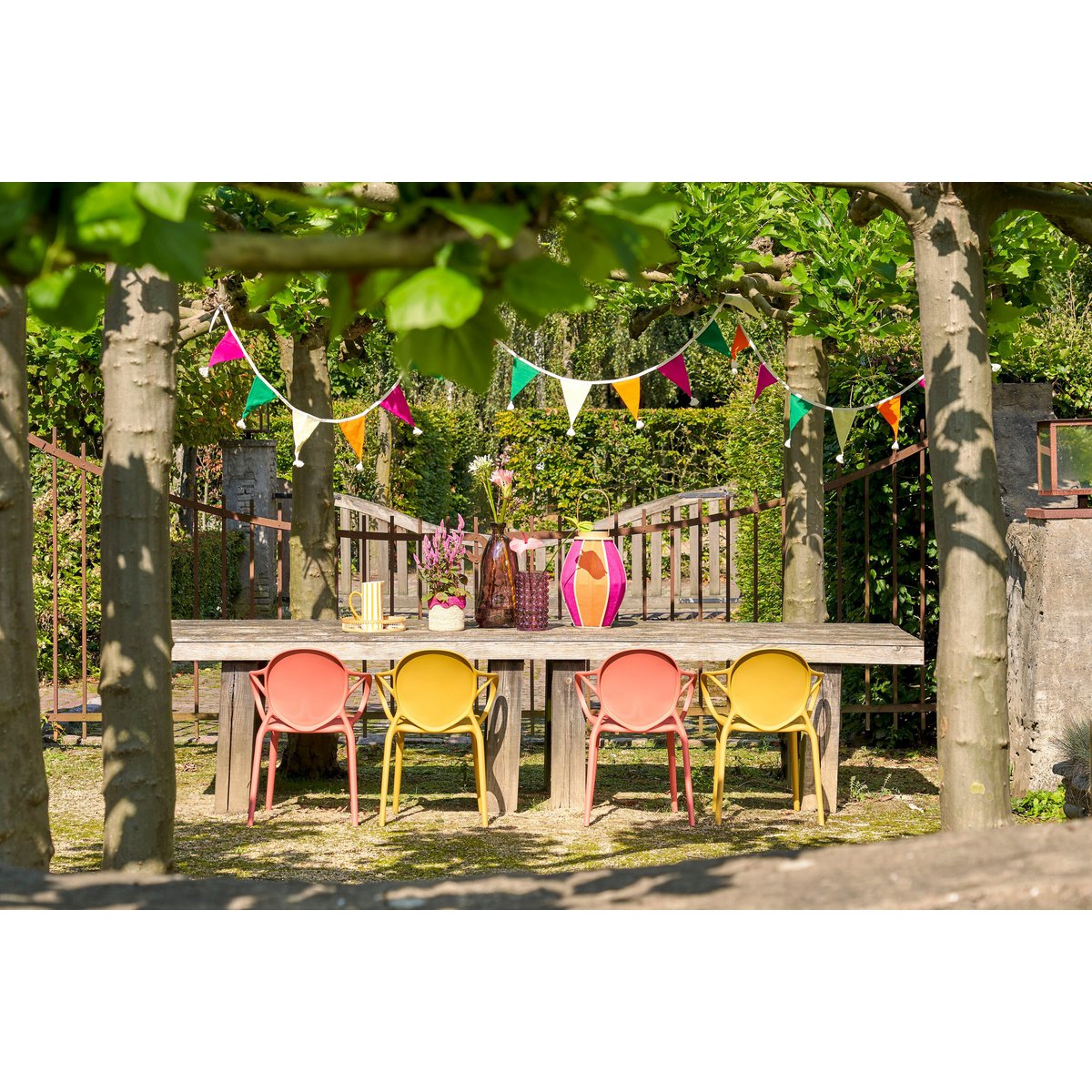 Garten-Esszimmerstuhl Nebraska Ocker