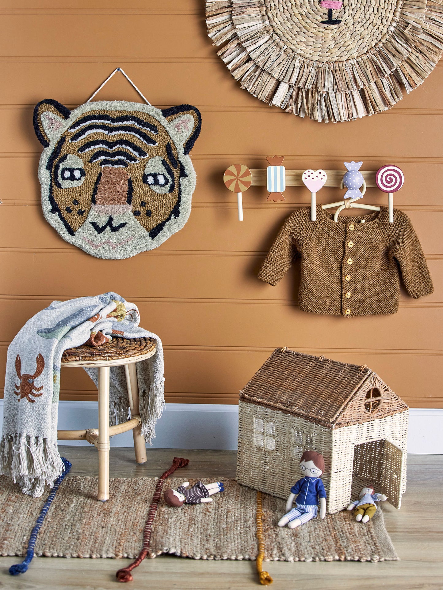 Bloomingville MINI Rudy Garderobe, Bunt, FSC®100%, MDF