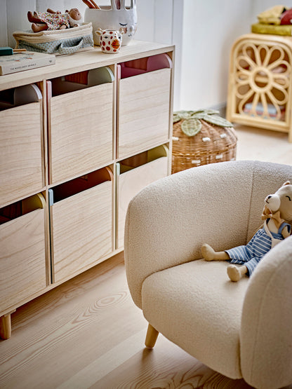 Bloomingville MINI Cade Stuhl, Weiß, FSC®100% Plywood