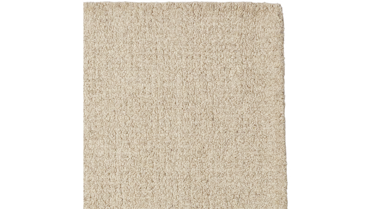 BOLIA Natura handgemachter cremefarbender Teppich, Designed by BOLIA Design Team