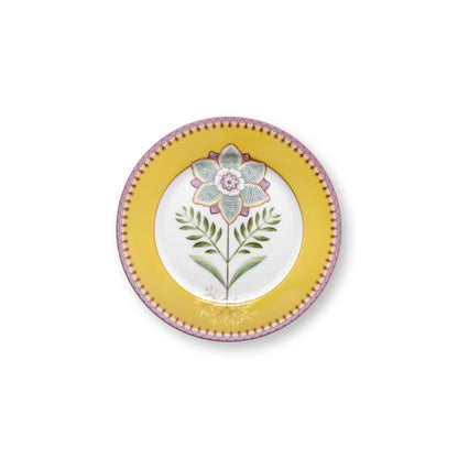 Plate Lily&Lotus Yellow 21cm