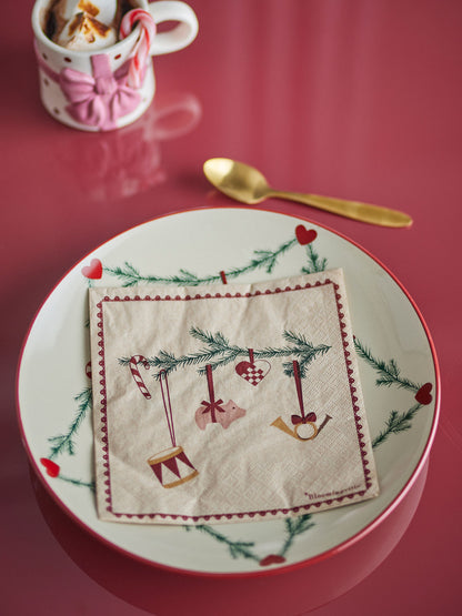 Bloomingville Yule Serviette, Natur, FSC®Recycled, Paper