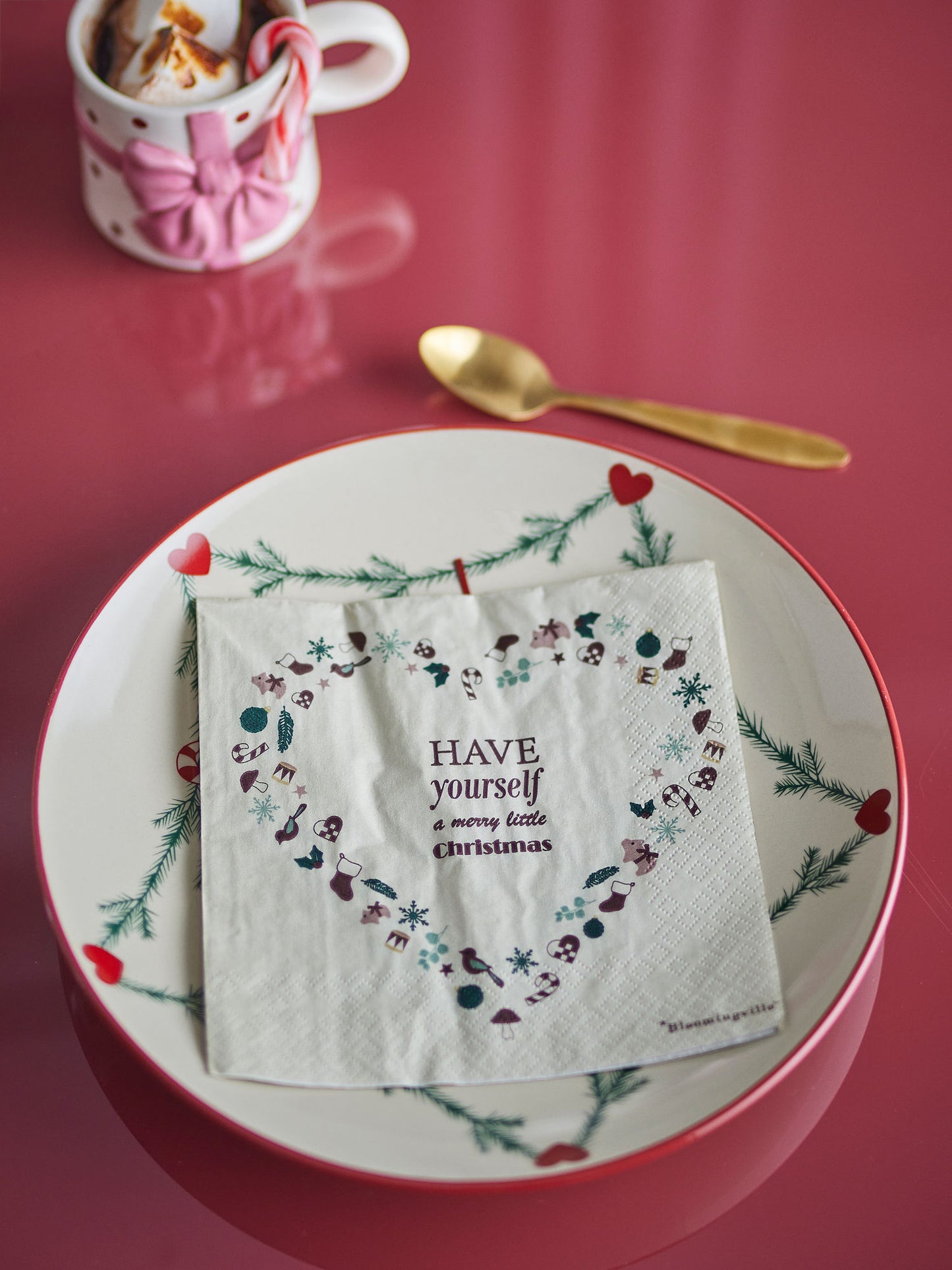 Bloomingville Paia Serviette, Bunt, FSC®Mix, Paper