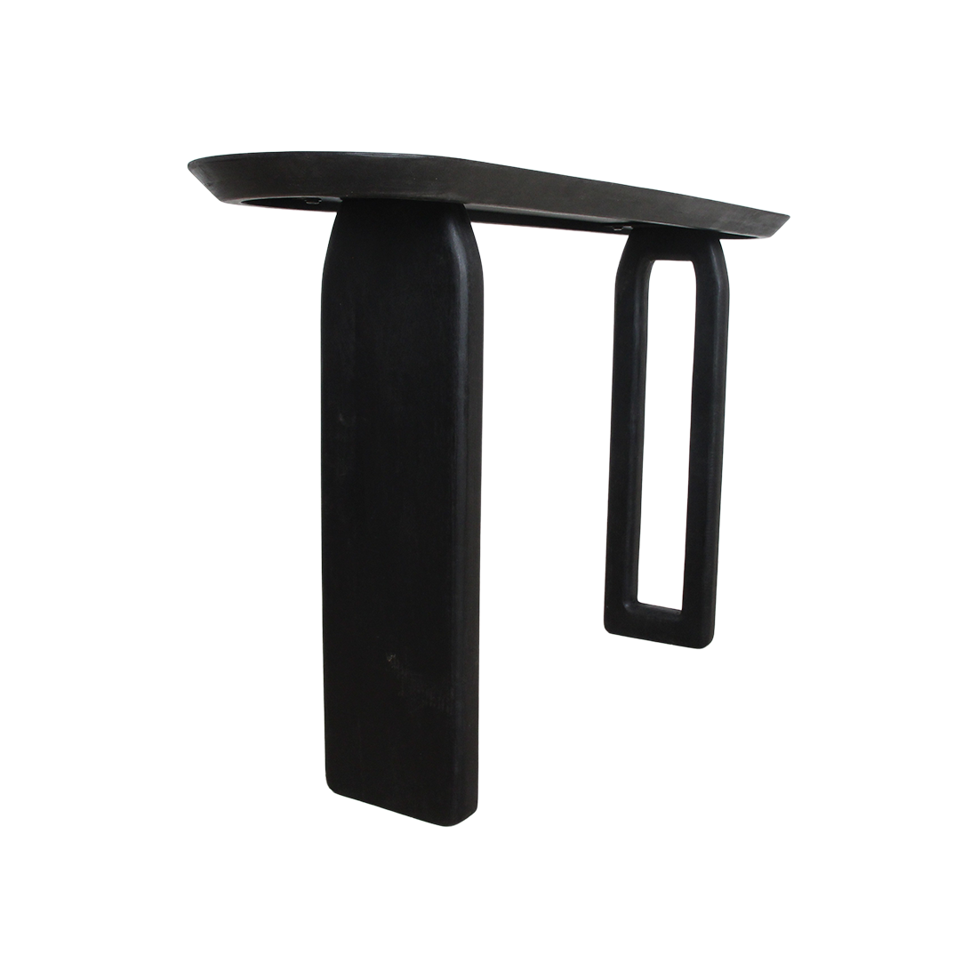 Bullnose Consolet Tisch schwarz