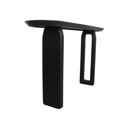 Bullnose Consolet Tisch schwarz