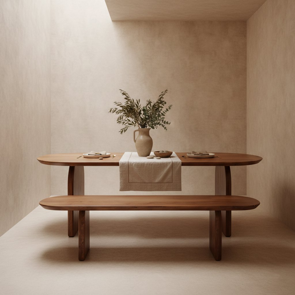 Bullnose Esstisch Brown
