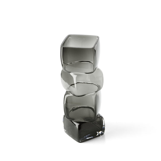 The Cubes Vase - Dunkelgrau - L