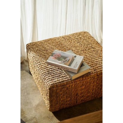 Hyacinth Pouffe Square - Natur - M