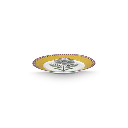 Plate Lily&Lotus Yellow 21cm