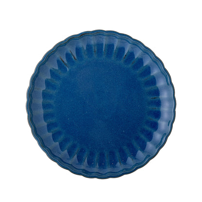 Bloomingville Latina Teller, Blue, Steingut