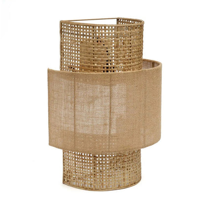 Jute Wandleuchte, Natur – M