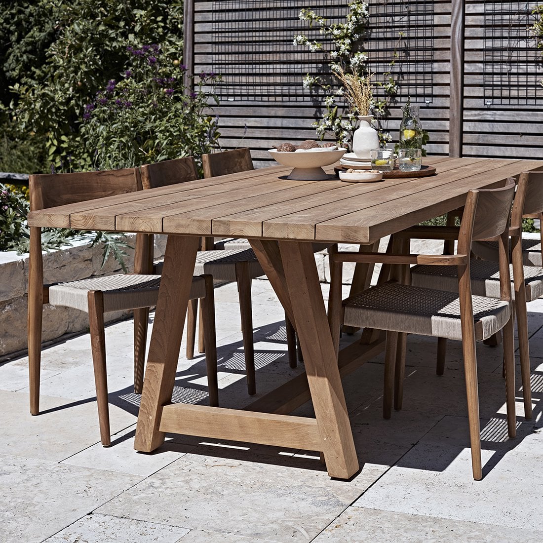 Freya Garden Stuhl Natural - Dark Teak