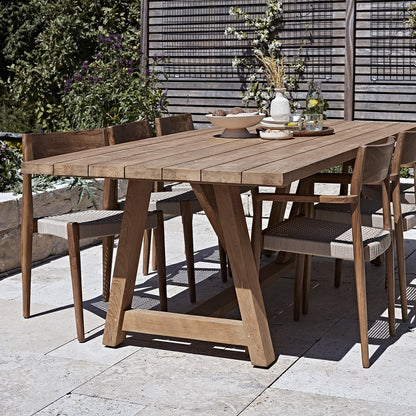 Freya Garden Stuhl Natural - Dark Teak