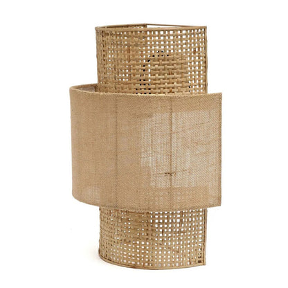 Jute Wandleuchte, Natur – M