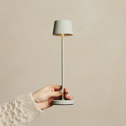 Kombi-Set Profi | 8 x Vondel Mini Shadow Grey wiederaufladbare Tischlampen mit Ladestation
