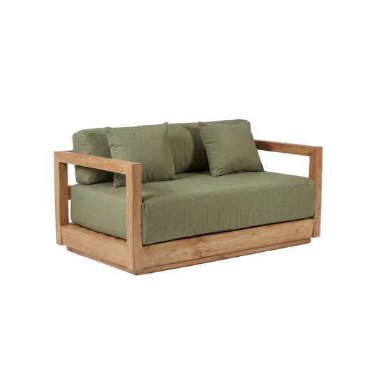 Umalas Zweisitzer-Sofa – Outdoor – Grüne Alge