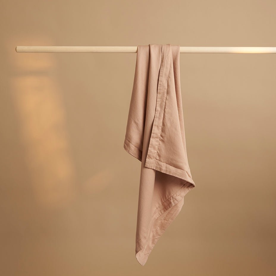 TENCEL™ – Twill-Kissenbezug, Pfirsichfarben