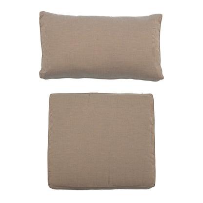 Bloomingville Mundo Kissenbezug (Keine Füllung), Braun, Polyester