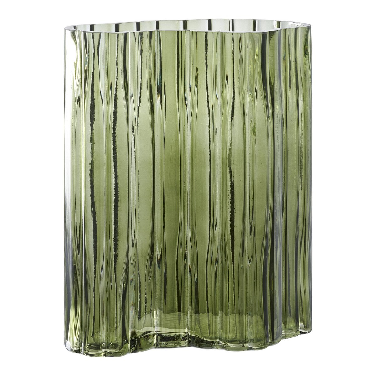 Vase – Rauchgrün, Glas