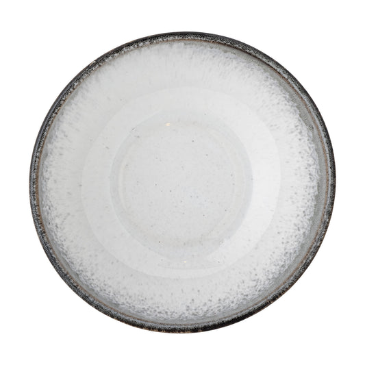 Bloomingville Paula Schale, Grau, Steingut