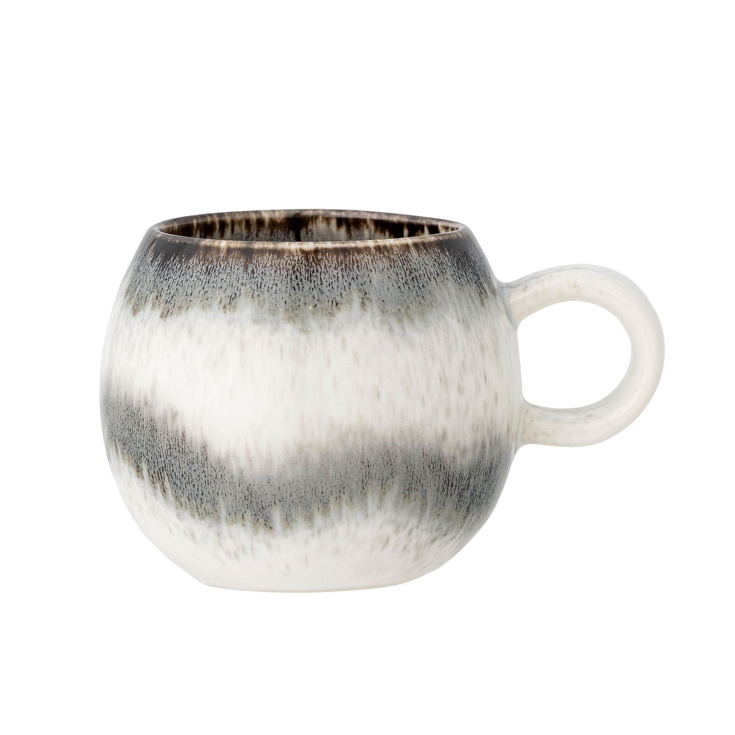 Bloomingville Paula Tasse, Grau, Steingut