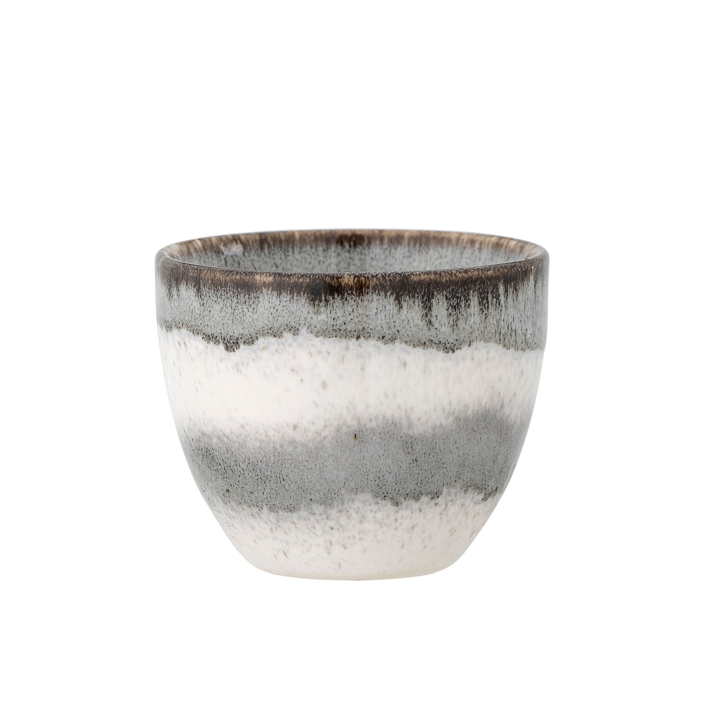 Bloomingville Paula Tasse, Grau, Steingut