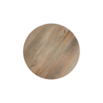 Bullnose Side Table Natural 55cm