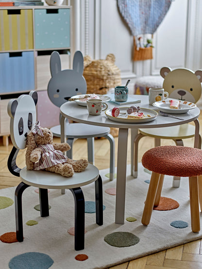 Bloomingville MINI Marle Stuhl, Grau, FSC®100%, MDF