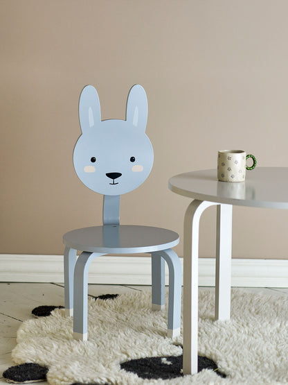 Bloomingville MINI Marle Stuhl, Grau, FSC®100%, MDF