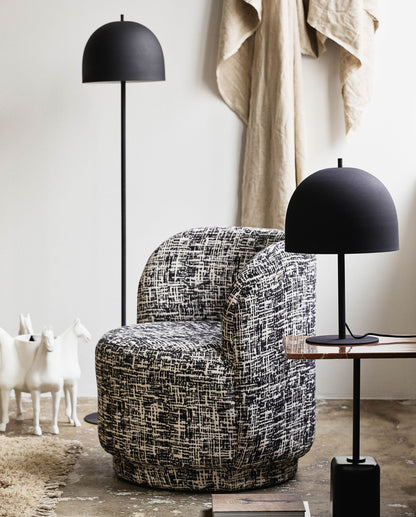 Nordal BOMU Loungesessel - black/white