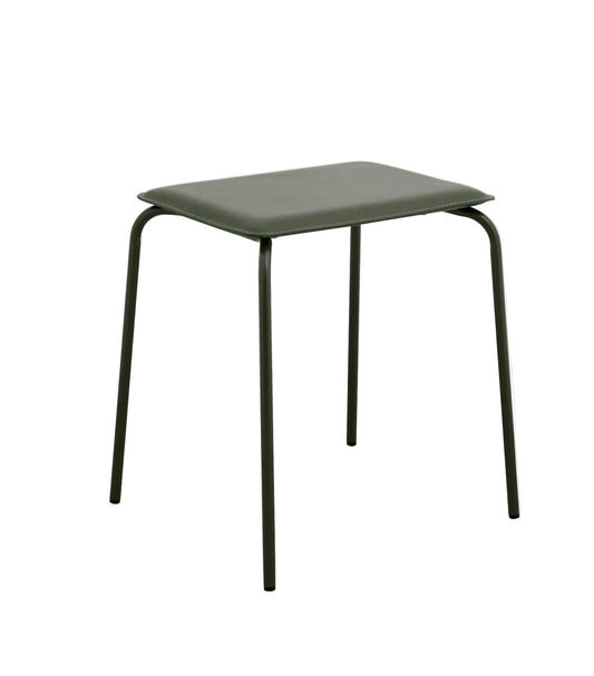 Nordal ESA Hocker mit Ledersitz Grün