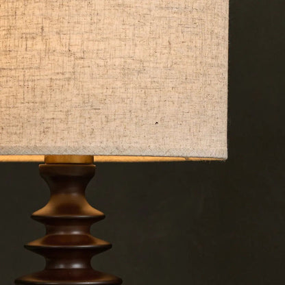 Bodhi Dunkelbraune Holzlampe
