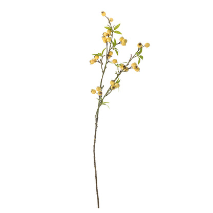 Bloomingville Hawthorn Zweig, Gelb, Künstliche Blumen
